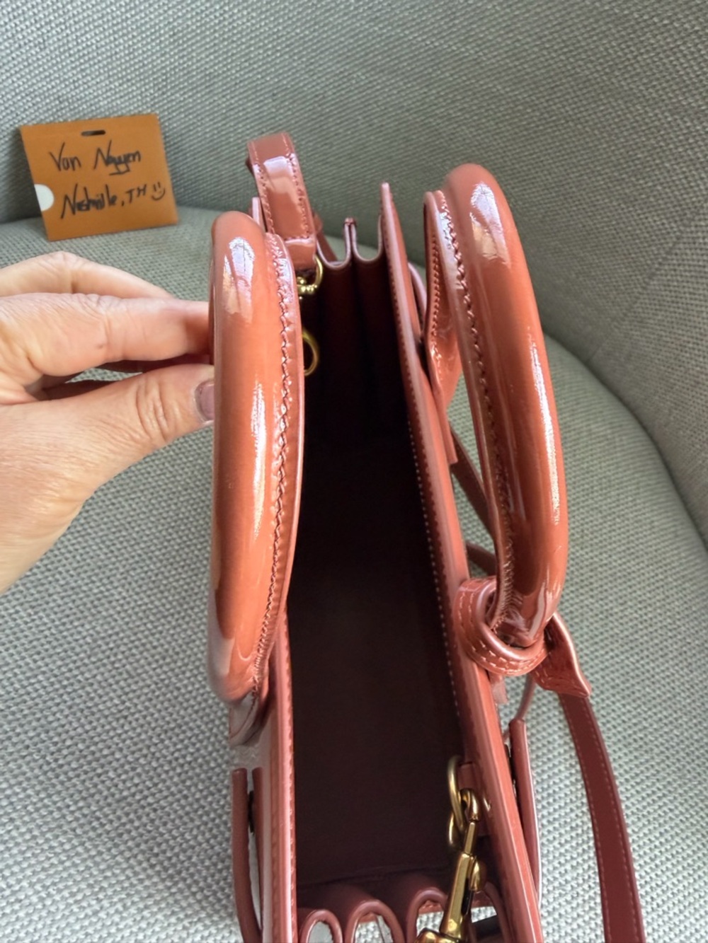 Saint Laurent Sac De Jour tote bag- Nano - Picture 6 of 12
